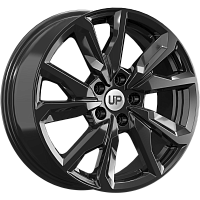 Литые диски Up114 (КС1023) 7.000xR17 5x108 DIA65.1 ET43 New Black для Citroen C4 Grand Spacetourer