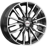 Литые диски Миконос (КС946) 6.000xR16 4x100 DIA60.1 ET45 Блэк Джек для Lifan Smily