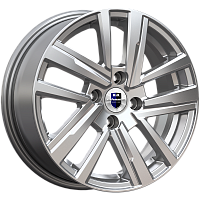 Литые диски Хант (КС1034) 6.000xR15 4x100 DIA60.1 ET40 дарк платинум для Renault Clio