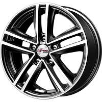 Литые диски Катар (КС885) 6.500xR16 5x100 DIA67.1 ET40 Блэк Джек для Volkswagen