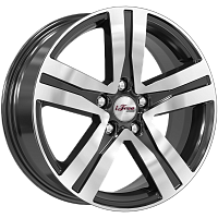 Литые диски Rebel (КС913) 7.000xR17 5x114.3 DIA67.1 ET45 Блэк Джек для Hongqi