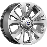 Литые диски Ла-Пас (КС897) 8.000xR18 5x139.7 DIA108.5 ET0 дарк платинум для Chevrolet