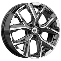 Литые диски Айона (КС1169) 6.500xR18 5x114.3 DIA64.1 ET40 алмаз черный