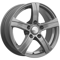 Литые диски SAKURA (КЛ146) 6.500xR15 5x100 DIA57.1 ET35 графит для Chrysler Sebring