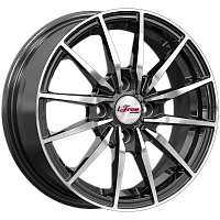 Литые диски Финчер (КС1119) 5.500xR14 4x114.3 DIA67.1 ET44 Блэк Джек для Hyundai Accent