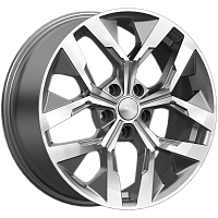 Литые диски ЛАМБЕРТ (КЛ370) 7.500xR18 5x114.3 DIA60.1 ET45 алмаз графит для Lexus Is250