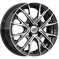 Литые диски Up127 (КС1088) 5.500xR14 4x100 DIA56.1 ET45 New Diamond для KIA Spectra