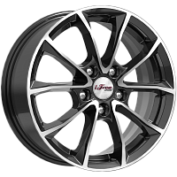 Литые диски Джет (КС914) 6.500xR16 5x114.3 DIA67.1 ET50 Блэк Джек для Mazda 3