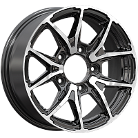 Литые диски Нокс (КС1202) 6.500xR16 5x139.7 DIA98.2 ET40 Блэк Джек для Chevrolet Niva