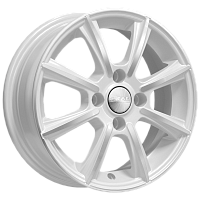 Литые диски МОНАКО (КЛ185) 5.500xR14 4x100 DIA56.6 ET49 алмаз-белый для Daewoo Nexia