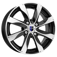 Литые диски Джемини-оригинал (КС617) (КС617) 6.000xR15 4x100 DIA60.1 ET40 алмаз черный для Renault Sandero