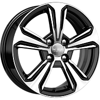 Литые диски КС777 (15_Solaris II) (КС777) 6.000xR15 4x100 DIA54.1 ET46 алмаз черный для KIA Picanto