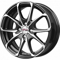 Литые диски Такеши (КС877) 6.000xR16 4x100 DIA67.1 ET40 Блэк Джек для Ravon