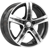 Литые диски SAKURA (КЛ146) 6.500xR15 5x114.3 DIA67.1 ET43 алмаз