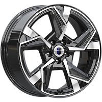 Литые диски Кайан (КС1012) 7.500xR18 5x108 DIA67.1 ET33 алмаз черный для Kaiyi X3 Pro