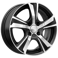 Литые диски КРИТ (КЛ241) 5.500xR14 4x100 DIA67.1 ET38 алмаз для Mitsubishi Attrage