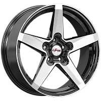 Литые диски Токен (КС1127) 6.500xR17 5x112 DIA57.1 ET37 Блэк Джек для Volkswagen Scirocco