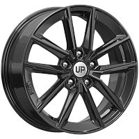 Литые диски Up104 (КС987) 6.500xR17 5x114.3 DIA66.1 ET50 New Black для Suzuki Swift Sport