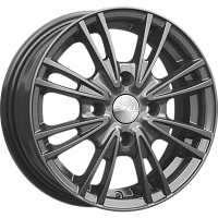 Литые диски ПАНТЕРА (КЛ129) 5.500xR14 4x114.3 DIA66.1 ET39 графит для Suzuki Swift