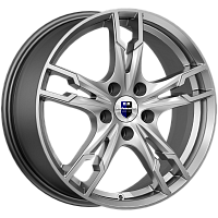 Литые диски Солар (КС875) 7.000xR17 5x108 DIA67.1 ET43 дарк платинум для Volvo V90