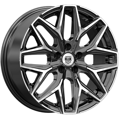 Ариус (КС1187) 7.000xR17 5x114.3 DIA66.1 ET35 алмаз черный Ариус (КС1187) 7.000xR17 5x114.3 DIA66.1 ET35 алмаз черный