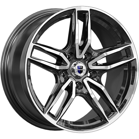Бартон (КС1110) 8.000xR17 5x112 DIA57.1 ET40 алмаз черный Бартон (КС1110) 8.000xR17 5x112 DIA57.1 ET40 алмаз черный