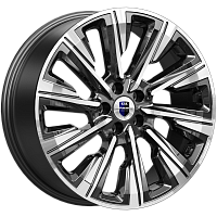 Литые диски Галего (КС1039) 7.500xR19 5x114.3 DIA66.6 ET45 алмаз черный