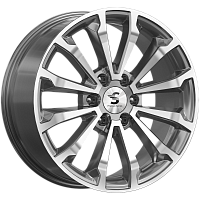 Литые диски КР006 (20_Land Cruiser Prado) (КР006) 8.500xR20 6x139.7 DIA106.1 ET25 Diamond gloss graphite для Toyota Hilux
