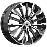 Литые диски Атакама (КС756) 6.500xR17 5x114.3 DIA67.1 ET50 алмаз черный для KIA Cerato