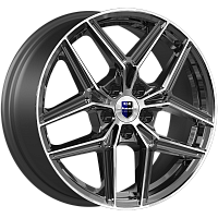 Литые диски Юнион (КС1025) 7.000xR17 5x110 DIA67.1 ET45 алмаз черный для BAIC