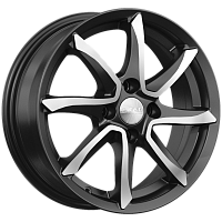 Литые диски ОСАКА (КЛ317) 6.000xR15 4x100 DIA67.1 ET45 Алмаз бархат новый для Opel Vectra