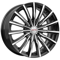 Литые диски Акцент (КС562) 7.000xR17 4x100 DIA60.1 ET41 алмаз черный