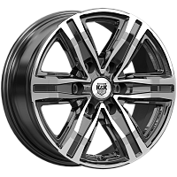 Литые диски R8 (КС1174) 7.500xR17 6x139.7 DIA92.5 ET45 алмаз черный