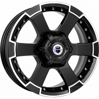 Литые диски M56 (КС593) 7.000xR16 6x139.7 DIA106.1 ET30 алмаз черный для Nissan Datsun