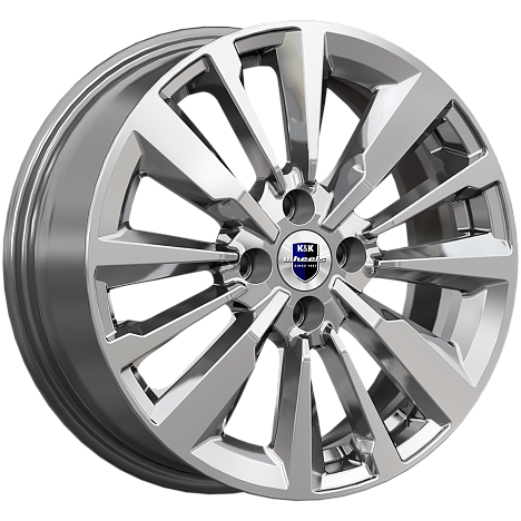 Эрман (КС997) 6.500xR16 4x100 DIA54.1 ET49 дарк платинум Эрман (КС997) 6.500xR16 4x100 DIA54.1 ET49 дарк платинум