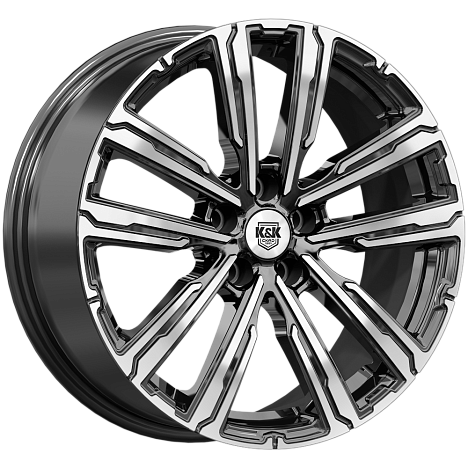 Аламер (КС1216) 7.500xR18 5x108 DIA65.1 ET43 алмаз черный Аламер (КС1216) 7.500xR18 5x108 DIA65.1 ET43 алмаз черный