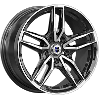 Литые диски Бартон (КС1110) 8.000xR17 5x114.3 DIA67.1 ET43 алмаз черный для Acura