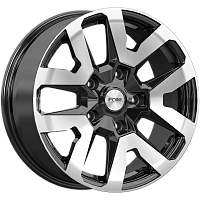 Литые диски Трикстер (Niva) (КС1170) 7.000xR17 5x139.7 DIA98 ET40 алмаз черный для Chevrolet Niva