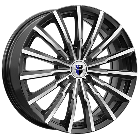 Акцент (КС641) 5.500xR14 4x100 DIA56.6 ET45 алмаз черный Акцент (КС641) 5.500xR14 4x100 DIA56.6 ET45 алмаз черный