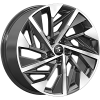 Литые диски КР009 (18_Peugeot 5008) (КР009) 7.500xR18 5x108 DIA65.1 ET49 Diamond Black Gris для Peugeot 3008