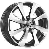 Литые диски КС893 (ZV 16_Sandero Stepway) (КС893) 6.000xR16 4x100 DIA60.1 ET37 алмаз черный для Renault Logan Stepway