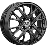 Литые диски Up127 (КС1088) 5.500xR14 4x100 DIA67.1 ET35 New Black для Daihatsu Yrv