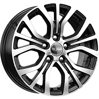 Литые диски КС736 (ZV 16_Qashqai) (КС736) 6.500xR16 5x114.3 DIA66.1 ET40 алмаз черный для Nissan Maxima Qx