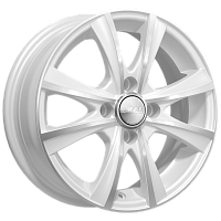 Литые диски МАЛЬТА (КЛ248) 5.500xR14 4x100 DIA67.1 ET38 алмаз-белый для Chevrolet Cobalt