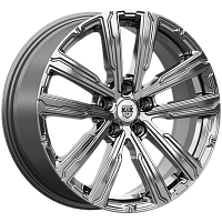 Литые диски Аламер (КС1216) 7.500xR18 5x110 DIA67.1 ET45 дарк платинум для BAIC Beijing X55 Литые диски Аламер (КС1216) 7.500xR18 5x110 DIA67.1 ET45 дарк платинум для BAIC Beijing X55