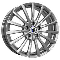 Литые диски Акцент (КС562) 7.000xR17 5x112 DIA66.6 ET38 дарк платинум для Audi A4 Cabriolet
