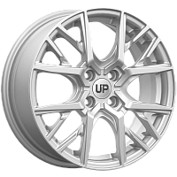 Литые диски Up124 (КС1104) 6.500xR16 4x114.3 DIA66.1 ET40 Silver Classic для Honda Prelude