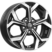 Литые диски КС878 (ZV 16_Focus) (КС878) 6.500xR16 5x108 DIA63.35 ET50 алмаз черный для Volvo S40