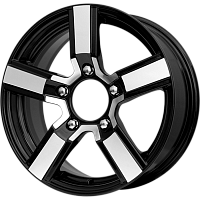 Литые диски Райдер (КС482) 6.500xR16 5x139.7 DIA98.2 ET40 Блэк Джек для Chevrolet Niva