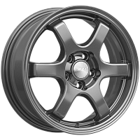 Литые диски КИОТО (КЛ249) 6.000xR15 5x100 DIA57.1 ET38 графит для Volkswagen Bora